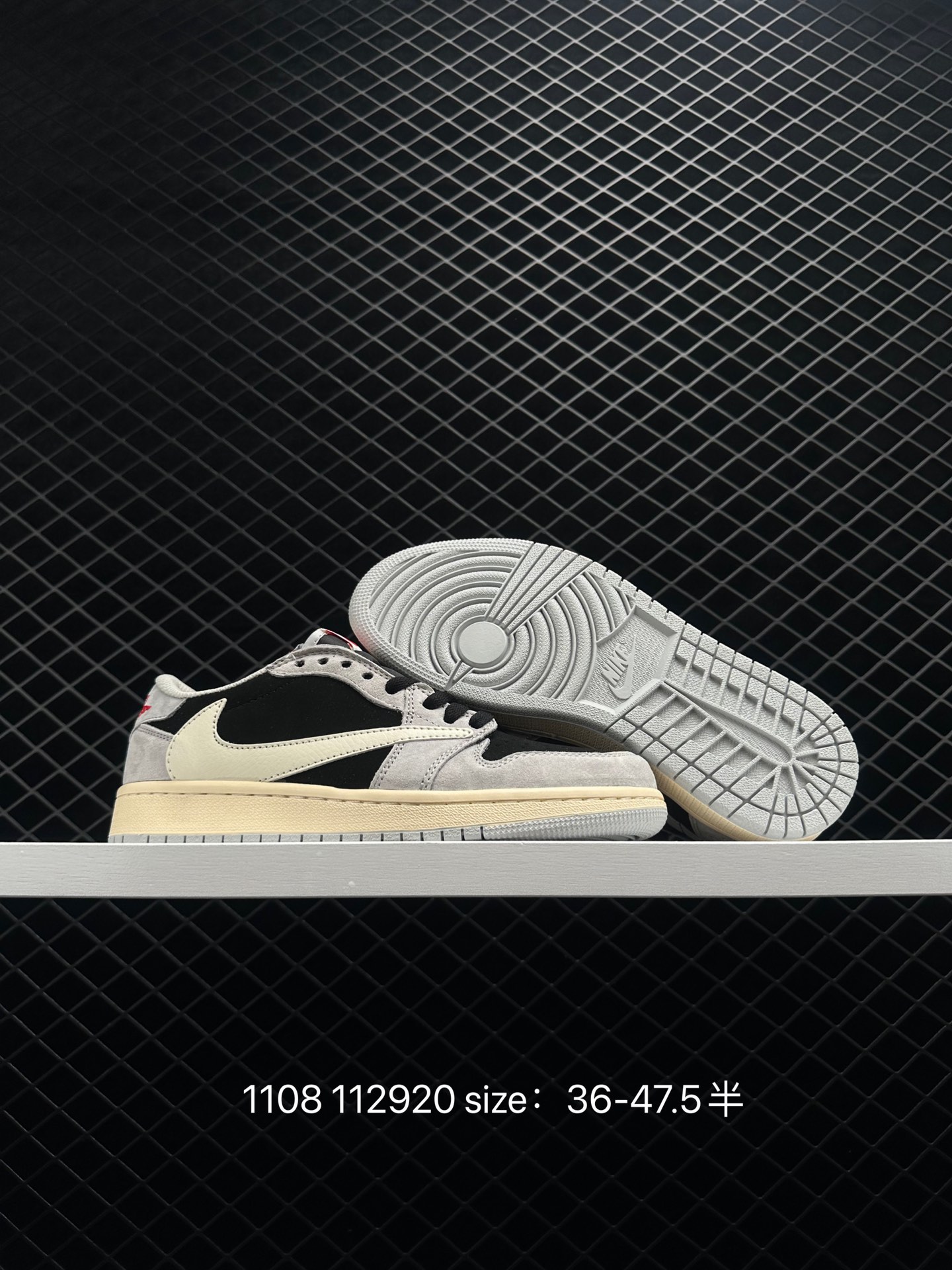 Travis Scott x Air Jordan 1 Low OG “Black Phantom